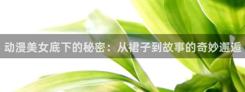 樱花动漫零度战姬：动漫美女底下的秘密：从裙子到故事的奇妙邂逅